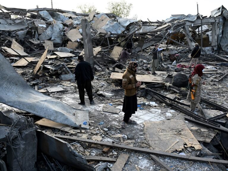 Families search for loved ones after deadly Pakistan strikes on Kabul rehab | Conflict News