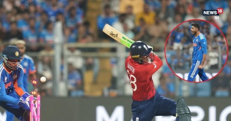 Axar Patel Bowled: The Englishman was showing off his eyes by hitting two sixes, Axar Patel did all the work with the magical ball.
