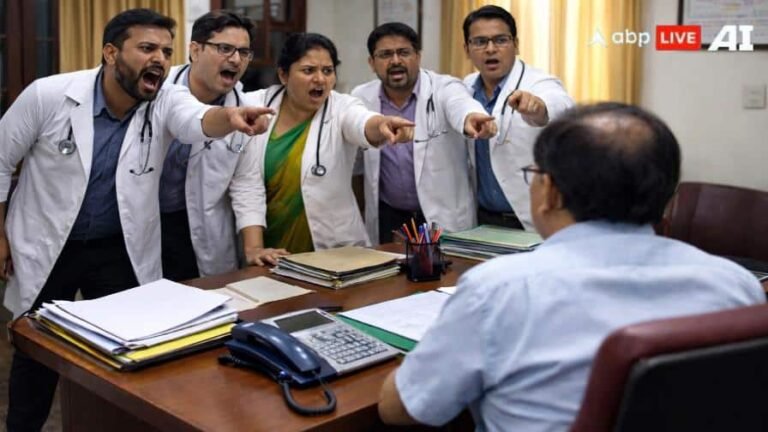 Shamli News: Ruckus over thyroid test, doctors create ruckus in CMO office, make serious allegations