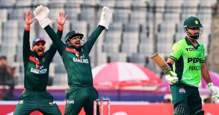 Pak vs Bang Last over drama: Catch dropped, dispute over wide and wicket falling in the last ball, huge drama in the last over of Pakistan-Bangladesh ODI