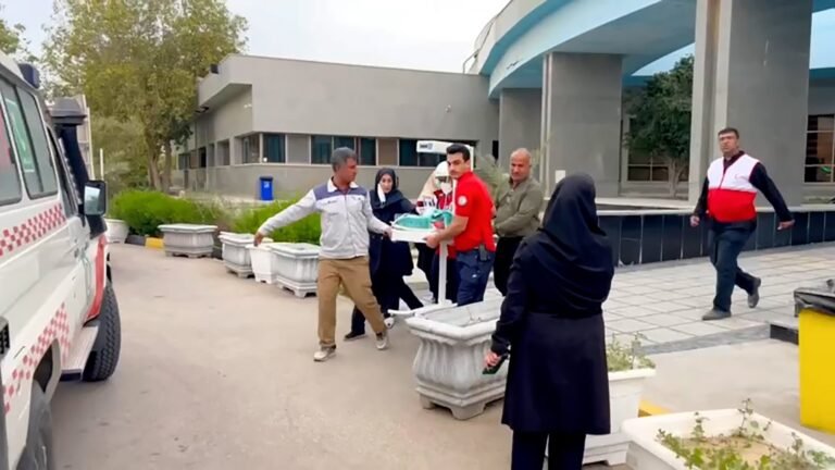 Babies evacuated from Iranian hospital damaged in US-Israeli strikes | Israel-Iran conflict