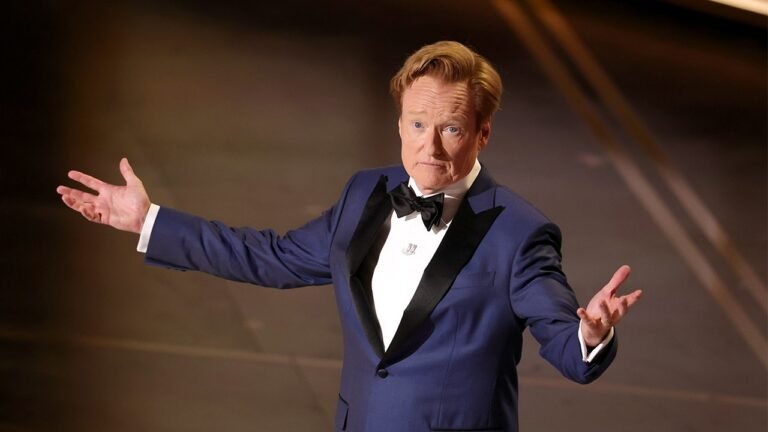 Conan O’Brien mocks Kid Rock and Turning Point USA during Oscars monologue