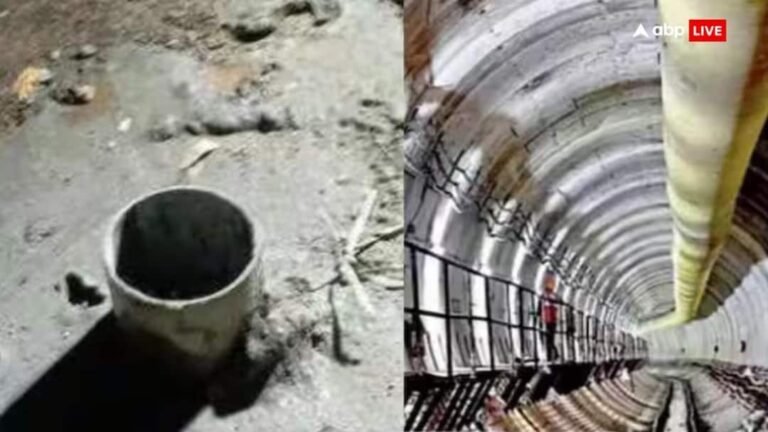 Illegal digging of 60 feet near the tunnel being built for Pune Metro, created a 6 inch hole
