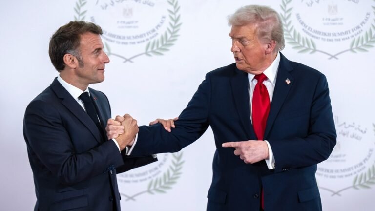 Macron pushes de-escalation as U.S. and Israel back force against Iran