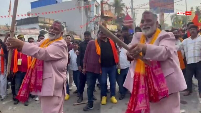 Bihar News: MP Pappu Yadav lathicharged during Ram Navami procession in Purnia, video went viral