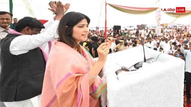 ‘From demonetization to gas cylinder, people are in line…’, Dimple Yadav’s attack on Central and UP government