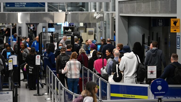 TSA officers call out at record rates during partial shutdown, causing delays