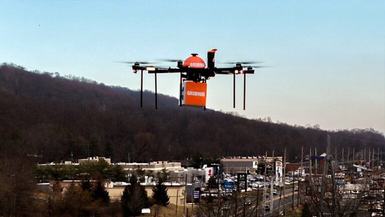 Food delivery drones take flight in New Jersey