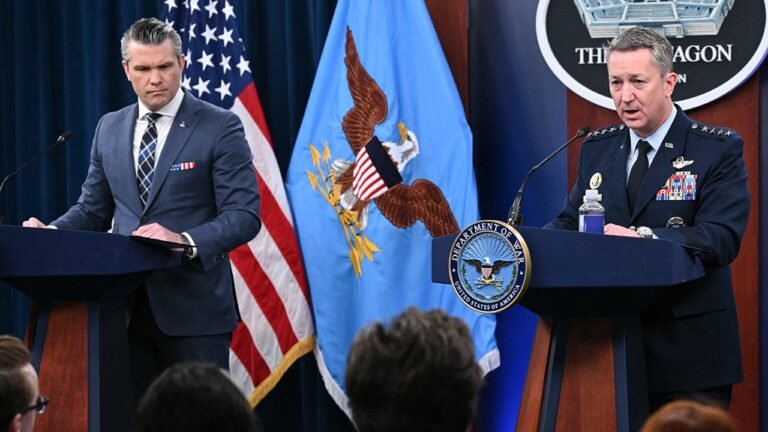 US military taking aim at ‘Iranian-aligned militia groups’ in Iraq, Caine says