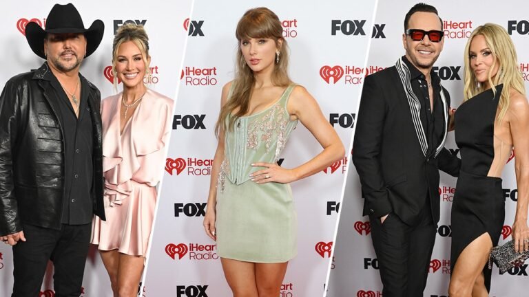 Jason Aldean, Taylor Swift among stars on iHeartRadio Awards red carpet