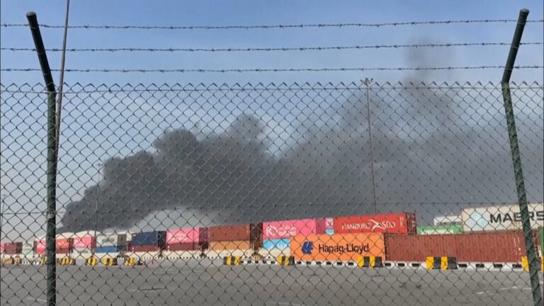 Video: Smoke seen rising from Dubai’s main shipping port after Iran attack | Infrastructure