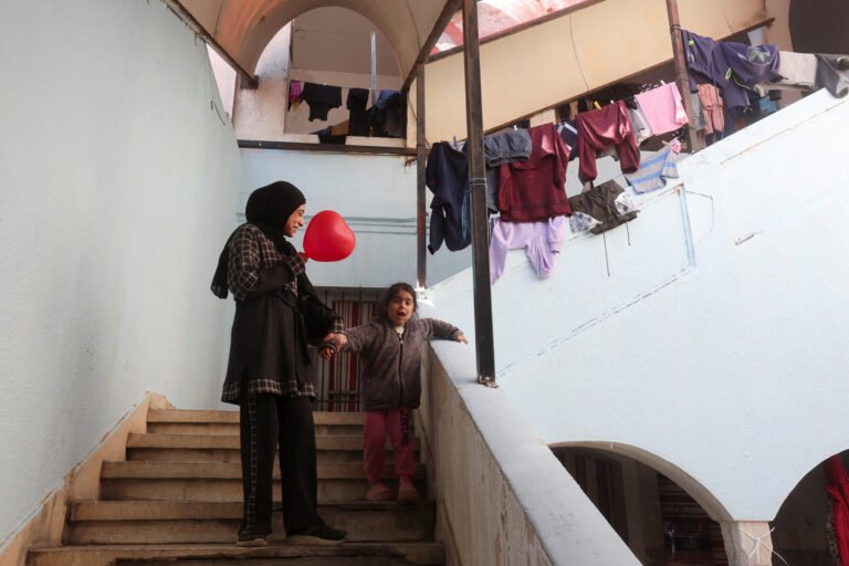 Displaced Lebanese families seek refuge in school shelter | Conflict