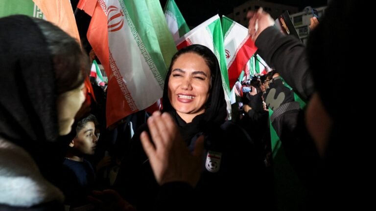 Iranian football players celebrated in Tehran | Conflict