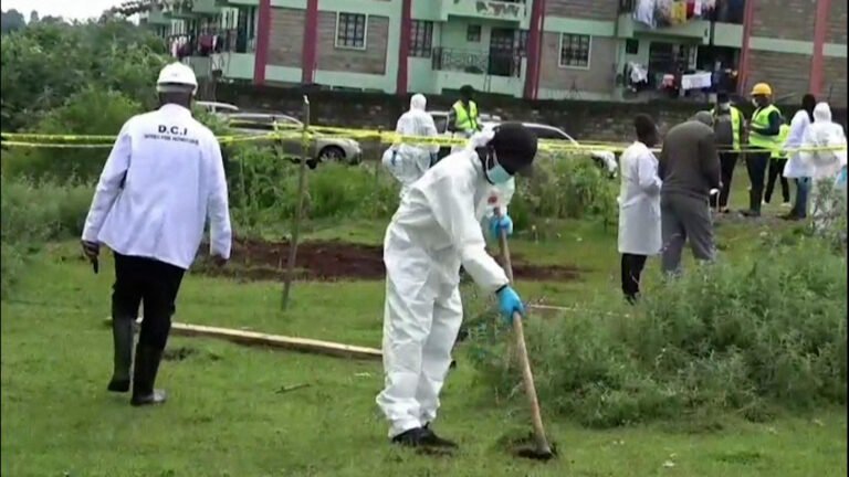 Dozens of bodies including children exhumed from mass grave in Kenya | Newsfeed