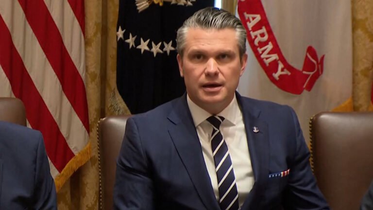 Pentagon boss claims Iran now has ‘no navy, no navy leader’ | Donald Trump News