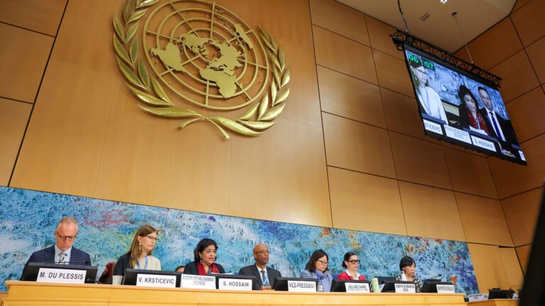 Grieving Iranian mother tells UN about children before school attack | US-Israel war on Iran