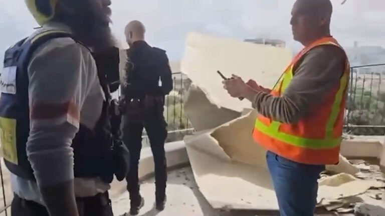 Homes damaged as Iranian missiles trigger sirens across northern Israel | Newsfeed