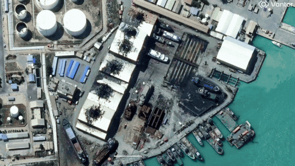 Striking satellite imagery reveals damage across Iran following strikes