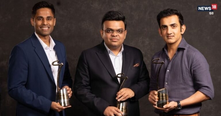 PHOTOS: Leaders make champions! CNBC-TV18 honored Jay Shah, Gautam Gambhir and Suryakumar Yadav