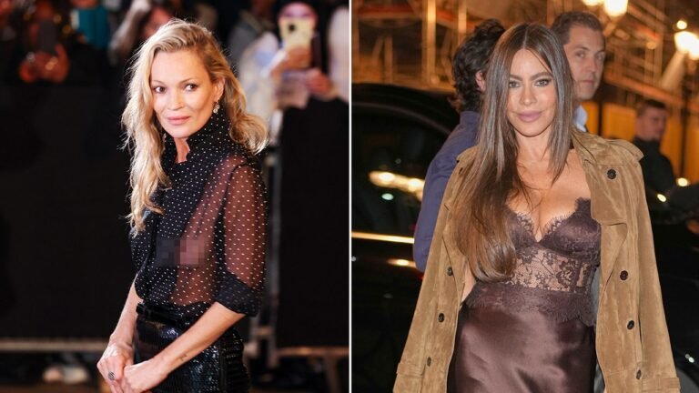 Kate Moss steals spotlight at Paris Fashion Week in sheer look