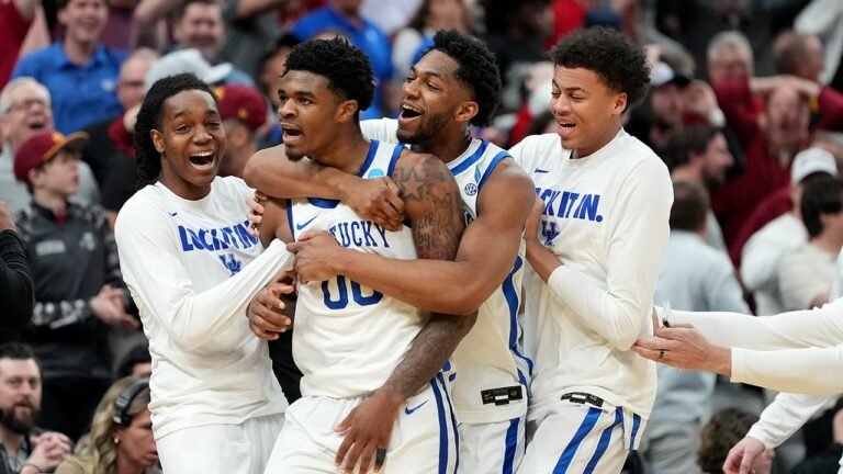 Kentucky stuns Santa Clara in overtime after Otega Oweh’s buzzer beater