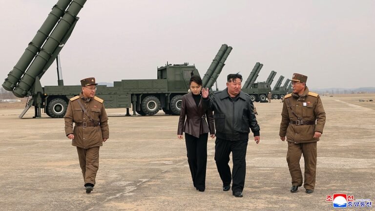 Kim Jong Un watches North Korea weapons test with teenage daughter
