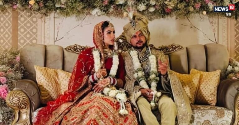 Kuldeep Yadav Vanshika Chadha Wedding: Kuldeep Yadav got married, Vanshika looked very beautiful in lehenga, see first photo.
