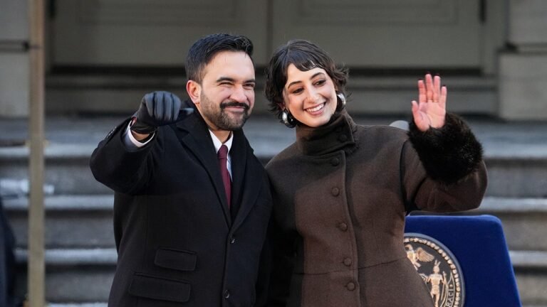 Mamdani defends wife when pressed on work with author who cheered Oct. 7 attacks