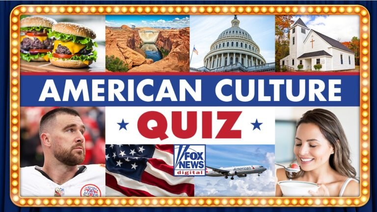 Take the American Culture Quiz, and try your luck at tipping turmoil and burger buzz