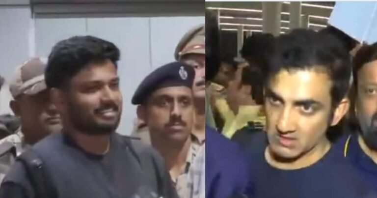 Sanju Samson Gautam Gambhir: World Cup hero Sanju Samson got a warm welcome at the airport, drums were played for Gautam Gambhir.