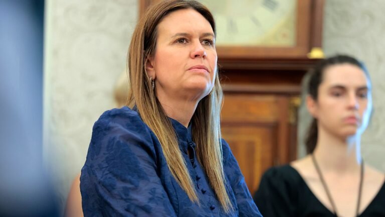 Gov Sarah Huckabee Sanders says she was asked to leave Arkansas restaurant