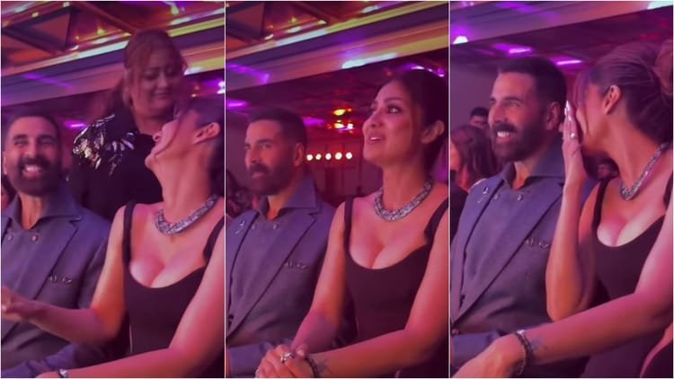 Shilpa-Akshay meet again at the awards show, flood of comments on social media; Users asked- ‘Where is Twinkle?’ – Akshay Kumar Shilpa Shetty Reunion Again At An Award Show Video Viral Netizens Are Happy To See Them Together