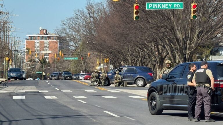 Baltimore police officer and suspect shot in active shooter incident