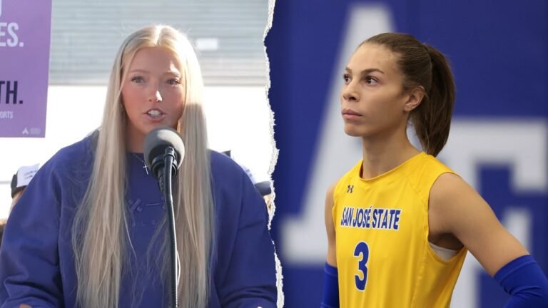 Volleyball player says she shared bed with trans teammate, not knowing birth sex
