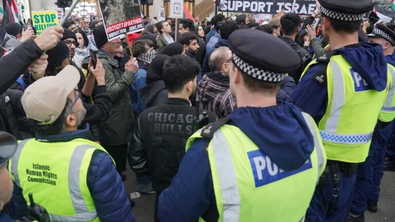 Police to use Thames to separate protesters at Al Quds protest | UK News