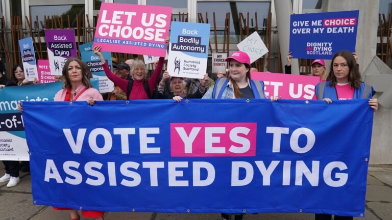 MSPs to vote on assisted dying bill for terminally ill adults in Scotland | UK News