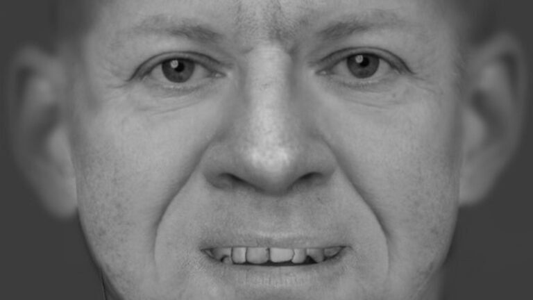 Face of unidentified man found dead in reservoir revealed for the first time in facial reconstruction | UK News