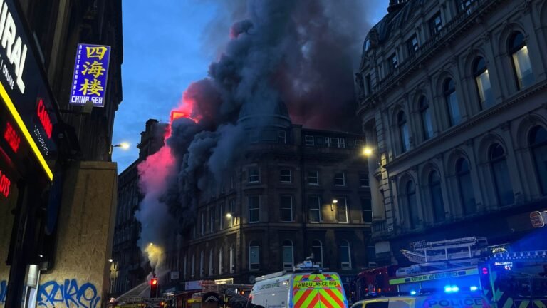 Glasgow Central: Scotland’s busiest station still closed after ‘Blitz-like’ fire | UK News