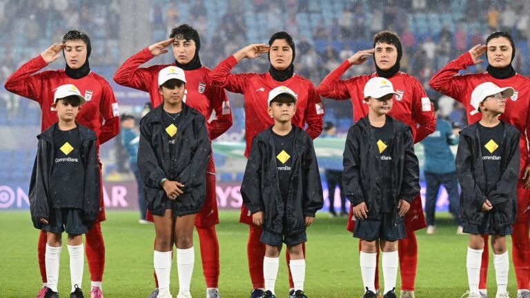 Fears Iranian women’s football team could ‘face dire consequences’ over national anthem | World News