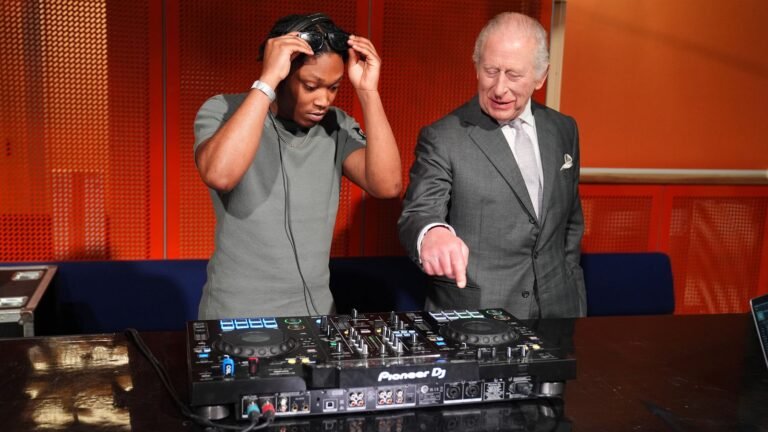 King hits the decks to try his hand at DJing in Manchester | UK News
