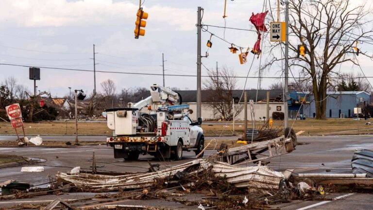 Four killed as tornadoes and powerful storms leave trail of destruction | US News