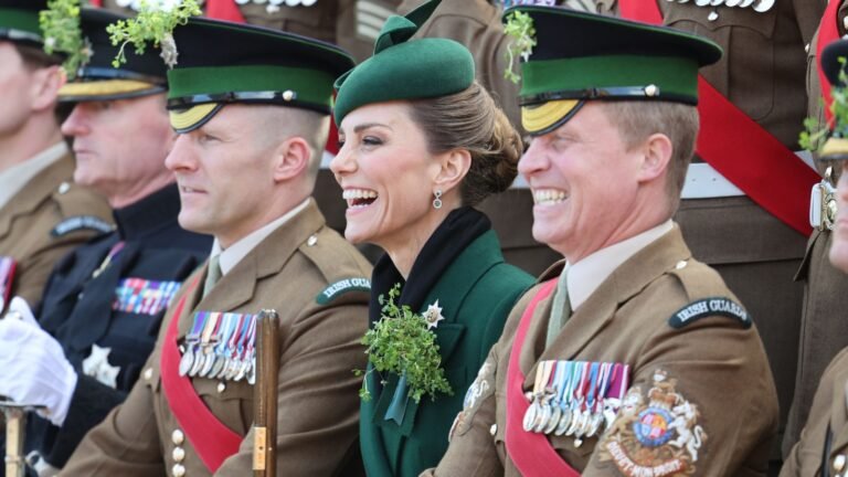 Princess of Wales celebrates St Patrick’s Day with Irish Guards | UK News
