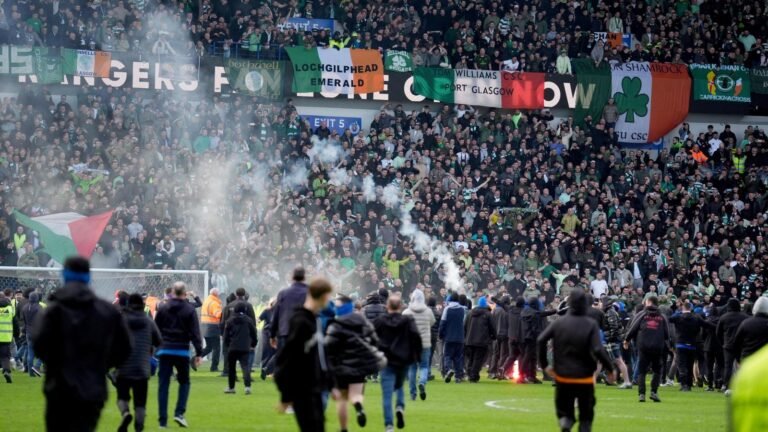 Nine arrested over disorder after Rangers v Celtic match – with number expected to rise ‘significantly’ | UK News