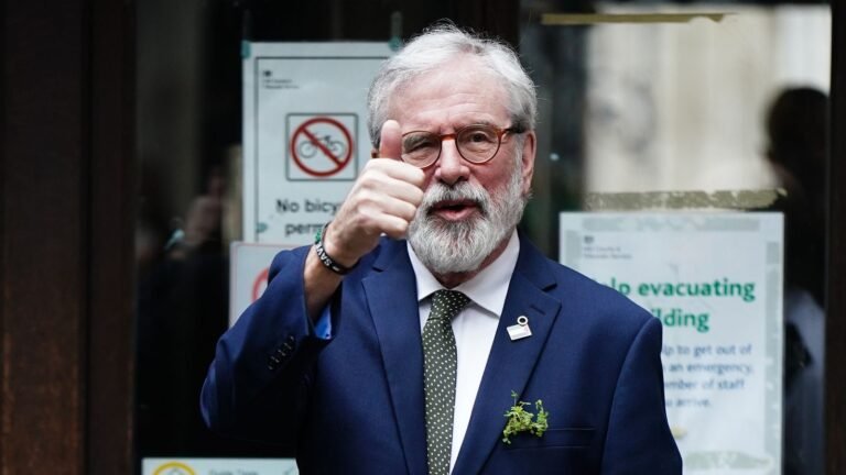 Gerry Adams tells High Court he had ‘no involvement whatsoever’ in IRA bombings | UK News