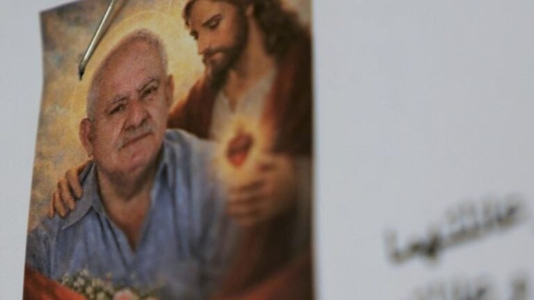 ‘We believe in saints, not weapons’: Worshippers forced to shelter under church from strikes | World News