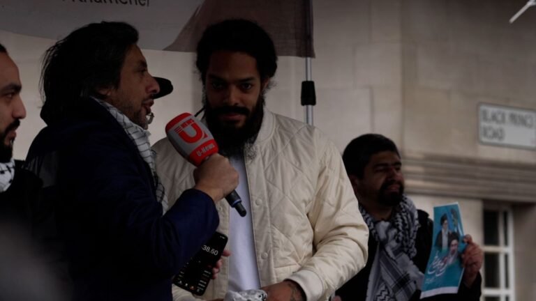 Bob Vylan rapper repeats ‘death to the IDF’ chant at Al Quds Day demonstration | UK News