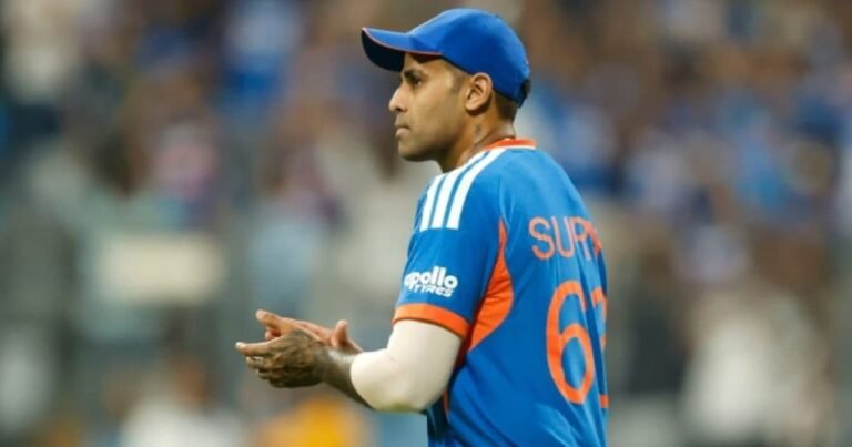 Mitchell Santner played Pat Cummins’ trick, Surya deflated in one stroke, SKY’s reaction went viral