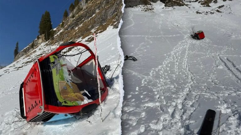 One dead after Titlis Xpress cable car cabin falls at Swiss ski resort