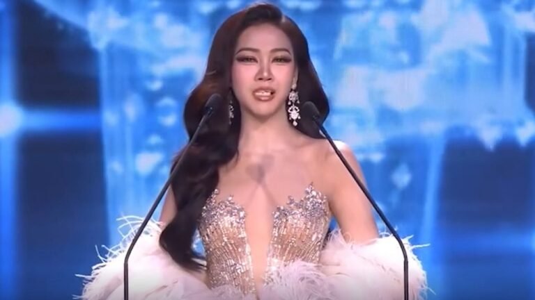 Miss Grand Thailand contestant’s veneers fall out in viral video pageant moment