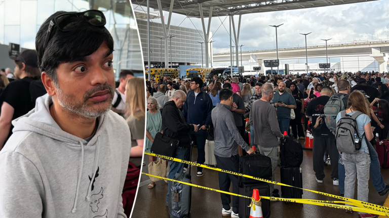 Airport travelers don’t hold back on who is to blame for the enormous lines